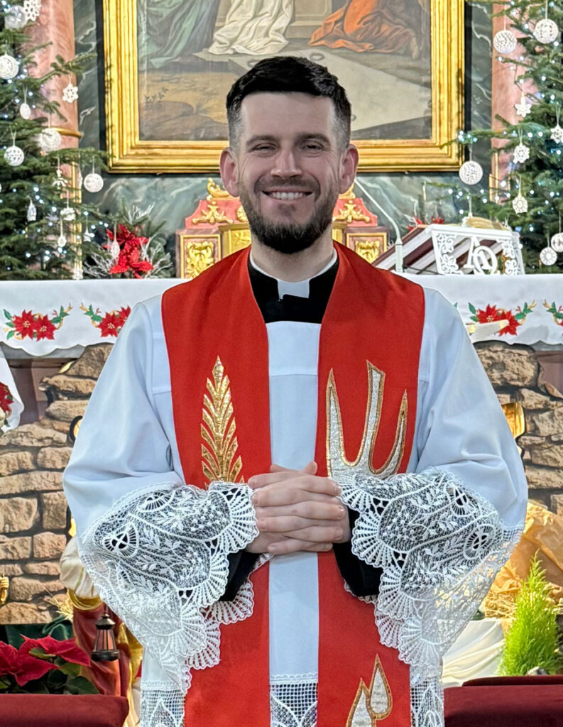 Administrator - Ks. Łukasz Lach. W parafii od roku: 2024.